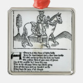 Die Ehefrau des Bades Silbernes Ornament (Vorne)