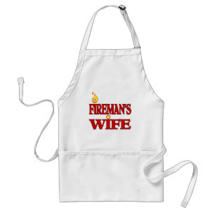 Die Ehefrau des Feuerwehrmannes Schürze