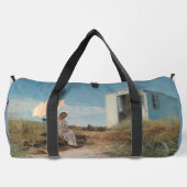 Die Ehefrau des Künstlers mit der Karawane 1911 Duffle Bag (Rückseite)