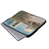 Die Ehefrau des Künstlers mit der Karawane 1911 Laptopschutzhülle (Vorne Knopf)