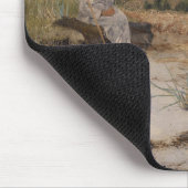 Die Ehefrau des Künstlers mit der Karawane 1911 Mousepad (Ecke)