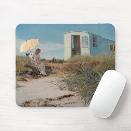 Die Ehefrau des Künstlers mit der Karawane 1911 Mousepad (Mit Mouse)