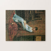 Die Ehefrau des Künstlers und sein Setter Hund Puzzle (Horizontal)