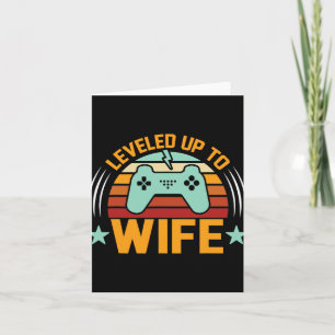 Die Ehefrau des neuen Verheirateten Gamer Funny Ga Karte