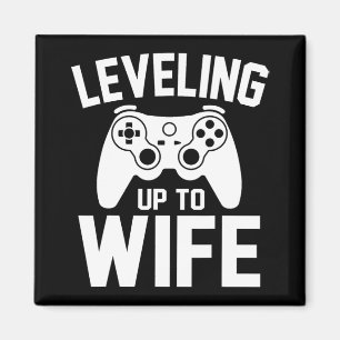 Die Ehefrau des neuen Verheirateten Gamer Funny Ga Magnet