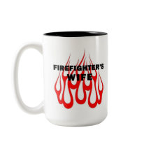 Die Ehefrau-Flammen des Feuerwehrmanns