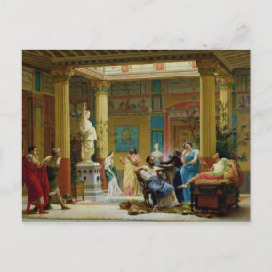 Die Ehefrau Fluteplayer und Diomedes Postkarte