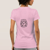 Die Ehefrau-maltesisches Logo eines Feuerwehrmanns T-Shirt (Rückseite)
