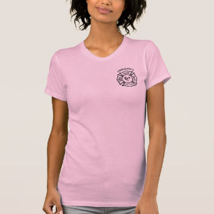 Die Ehefrau-maltesisches Logo eines Feuerwehrmanns T-Shirt