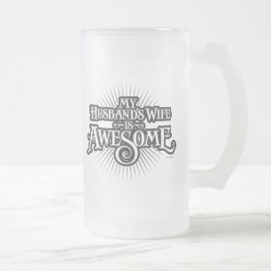 Die Ehefrau meines Ehemanns ist Phantastisch Mattglas Bierglas