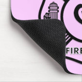 Die Ehefrau Mousepad des Feuerwehrmanns (Ecke)