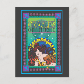 Die Eheleute der Musik Postkarte