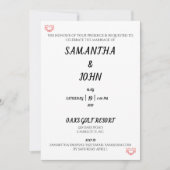 Die Ehre deiner Gegenwart Einladung (Vorderseite)