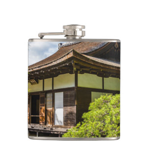 Die Ehre oder der Hauptsaal in Ginkaku-Ji, Kyoto Flachmann