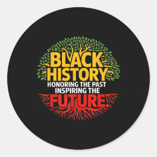 Die Ehre vergangener Inspirierend zukünftiger Männ Runder Aufkleber