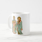 Die Ehrenapostel: SS Paul & Barnabas (RLS20c) Kaffeetasse (Vorderseite Links)