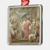 Die Ehrerbietung von Kalif Harun Al-Rashid zu Silbernes Ornament (Links)
