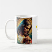 🌿 💛 die Ehrlichkeit als Hauptbestandteil Gelasse Kaffeetasse (Links)