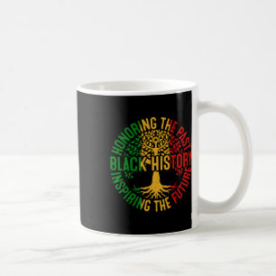 Die Ehrung der Vergangenheit, die die Zukunft der Kaffeetasse