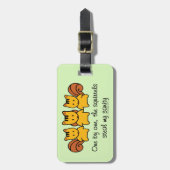 Die Eichhörnchen stehlen meine Vernunft Gepäckanhänger (Vorderseite vertikal)