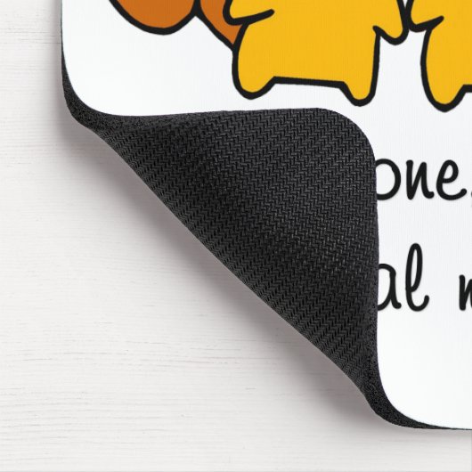 Die Eichhörnchen stehlen meine Vernunft Mousepad (Ecke)