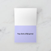 Die Eichhörnchen Treehouse Happy Birthday Cards Karte (Innenseite)