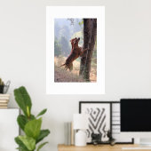 Die Eichhörnchenjagd Poster (Heimbüro)