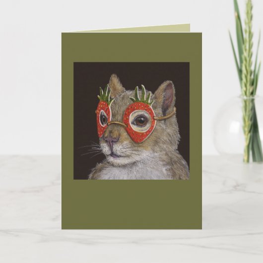 Die Eichhörnchenkarte Karte (Vorderseite)
