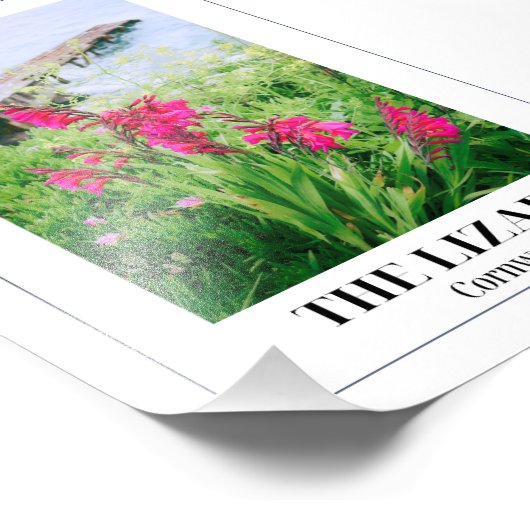 Die Eidechse, Cornwall Fotodruck (Ecke)