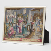 Die Eier schlucken in Würmer, sie werden durch Fotoplatte (Seite)