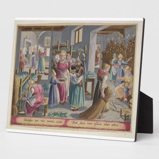 Die Eier schlucken in Würmer, sie werden durch Fotoplatte (Seite)