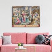 Die Eier schlucken in Würmer, sie werden durch Leinwanddruck (Insitu (Wohnzimmer))