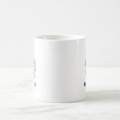 Die Eierjagd des Osterkichts Kaffeetasse (Mittel)