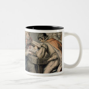 Die Eifersucht von Darnley Zweifarbige Tasse