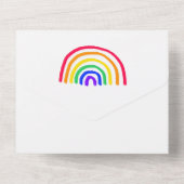 Die eigene Kunst Ihres Kindes | Kinder DIY Geburts All In One Einladung (Rückseite)