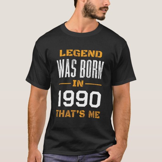 Die eigene Legende war im Jahr Geboren T-Shirt (Vorderseite)