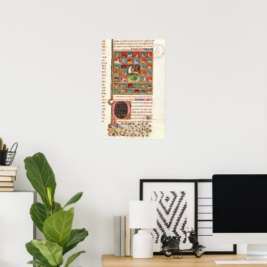 Die Eigenschaften von Tieren Poster (Heimbüro)