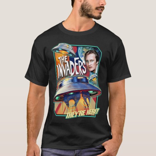 Die Eindringlinge (1967 Logo) - Sie sind hier - Da T-Shirt (Vorderseite)
