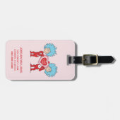 Die eine Sache zwei ich Liebe Sie Gepäckanhänger (Vorderseite horizontal)