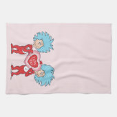 Die eine Sache zwei ich Liebe Sie Geschirrtuch (Horizontal)