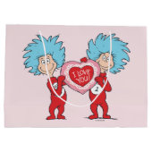 Die eine Sache zwei ich Liebe Sie Große Geschenktüte (Rückseite)