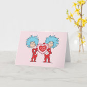 Die eine Sache zwei ich Liebe Sie Karte (Gelbe Blume)