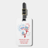 Die eine Sache zwei ist die Sommerpause Gepäckanhänger (Vorderseite vertikal)