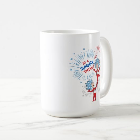 Die eine Sache zwei ist die Sommerpause Kaffeetasse (VorderseiteRechts)