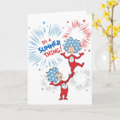 Die eine Sache zwei ist die Sommerpause Karte (Gelbe Blume)