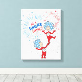 Die eine Sache zwei ist die Sommerpause Leinwanddruck (Insitu (Holzboden))