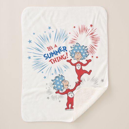 Die eine Sache zwei ist die Sommerpause Sherpadecke (Vorderseite)