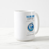 Die eine Stunden-Copyright-Kaffee-Tasse Kaffeetasse (VorderseiteRechts)
