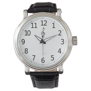 Die einfache elegante Uhr der