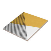 Die einfache geometrische Kunst Schwarz, Weiß und Fliese (Seite)